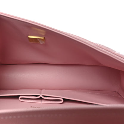 Chanel Caviar Quilted Medium Double Flap Light Pink 5 of 11