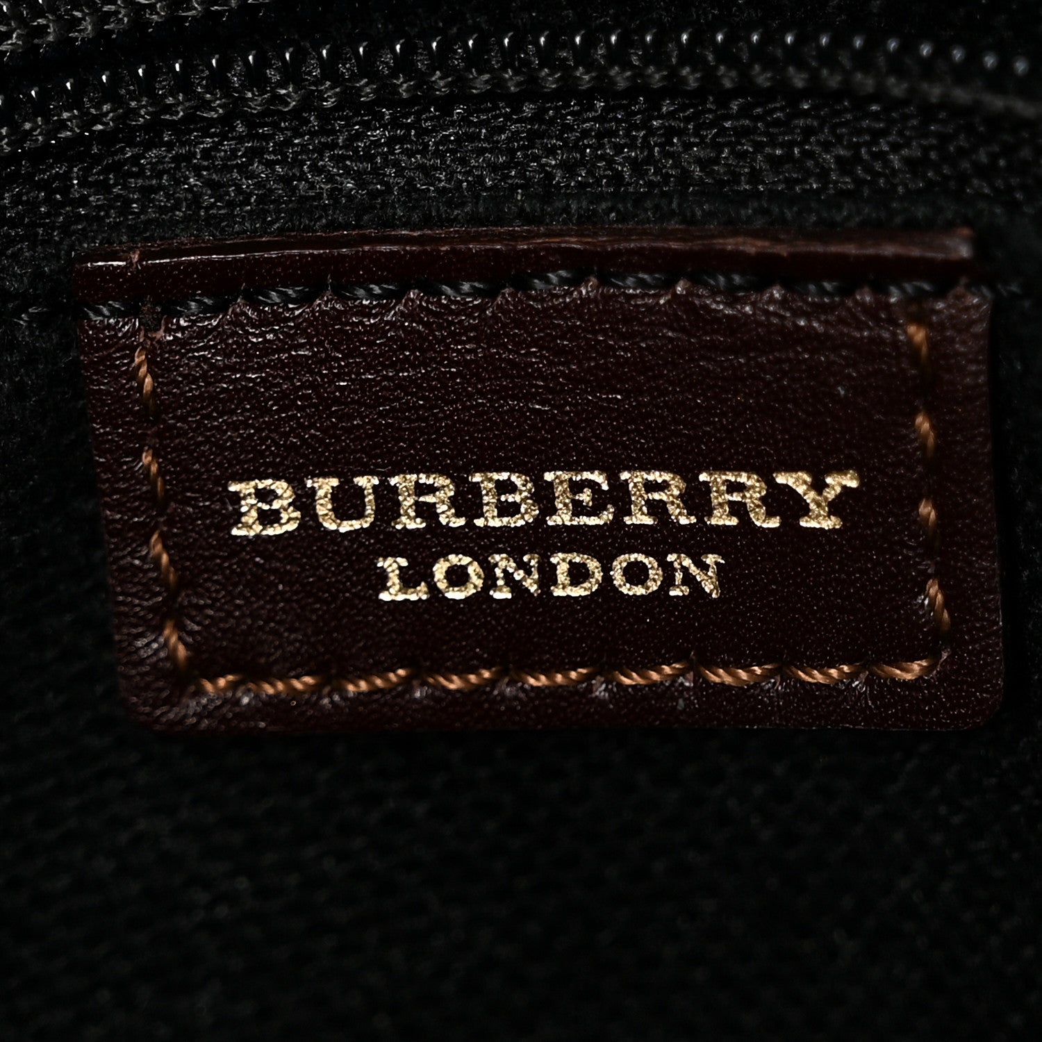 Burberry Haymarket Check Small Tote Brown 6 of 10