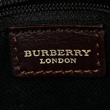 Burberry Haymarket Check Small Tote Brown 6 of 10