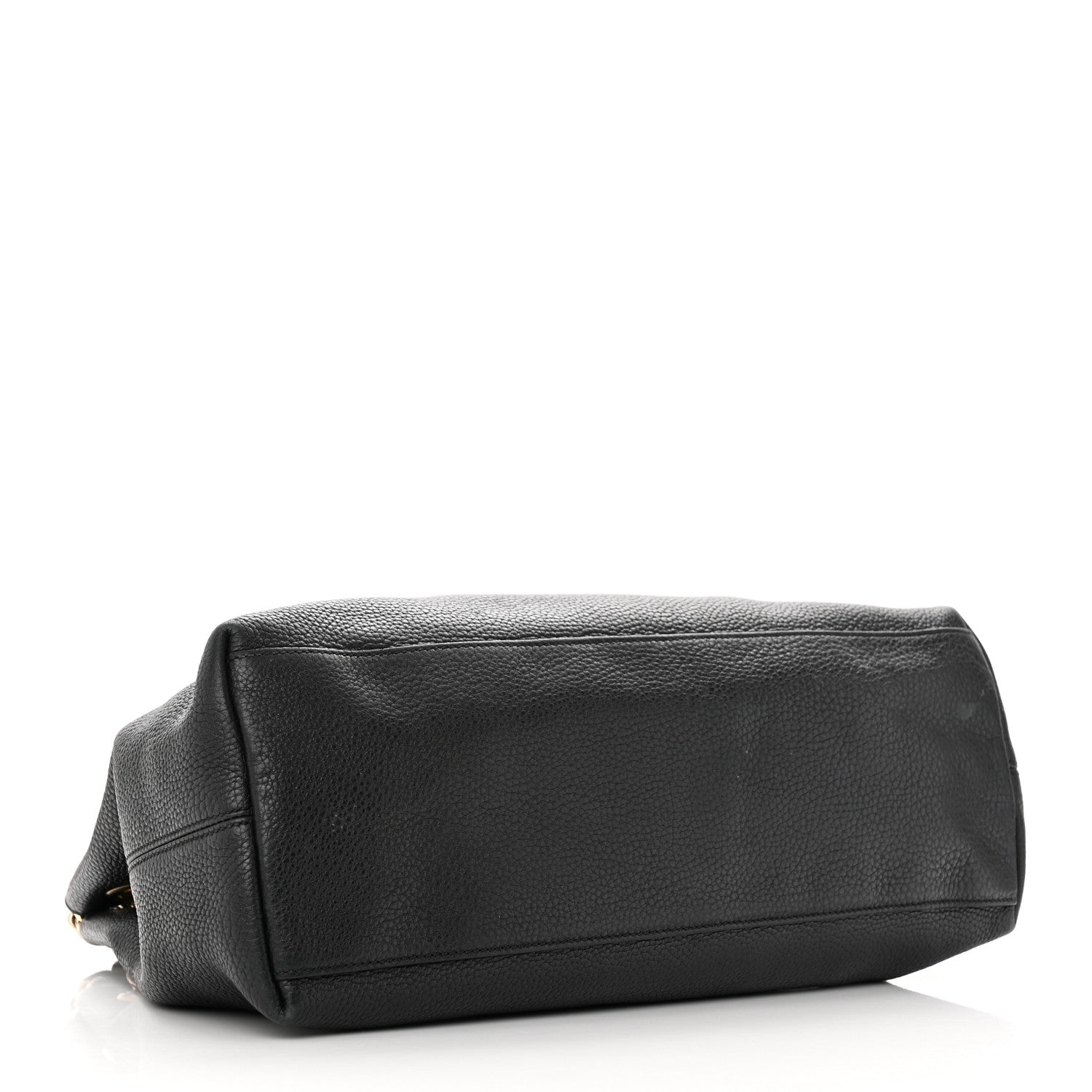 Gucci Pebbled Calfskin Medium Soho Chain Shoulder Bag Black 3 of 18