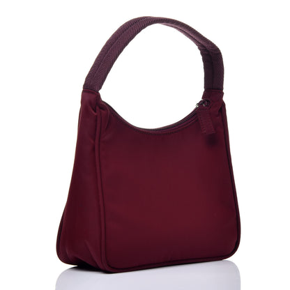 Prada Nylon Vela Shoulder Bag Granato 3 of 9