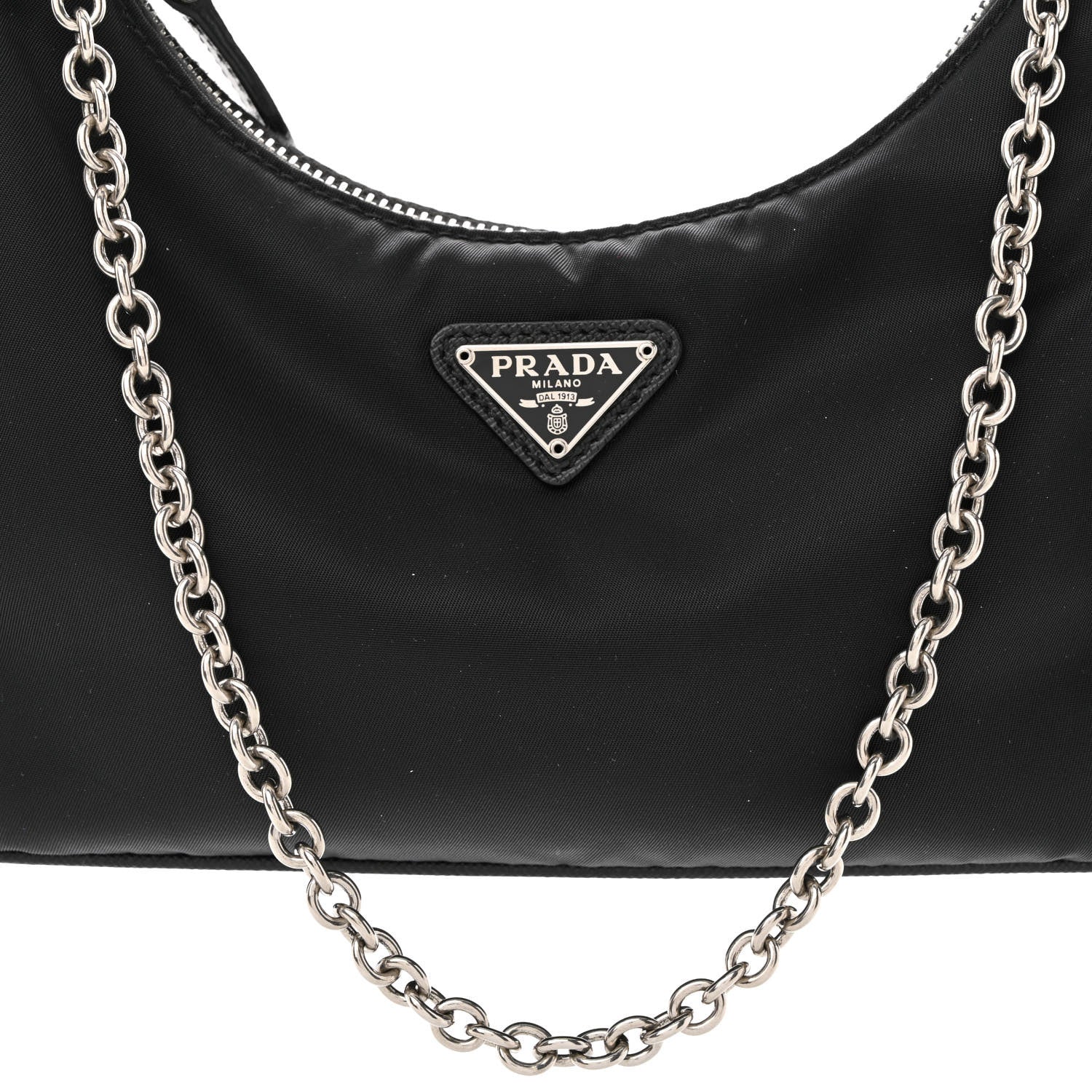 Prada Nylon Re-Edition 2005 Shoulder Bag Black 10 of 14