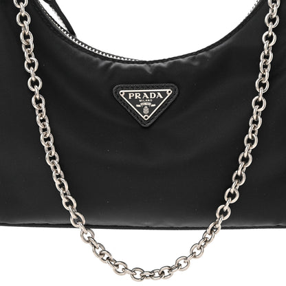 Prada Nylon Re-Edition 2005 Shoulder Bag Black 10 of 14