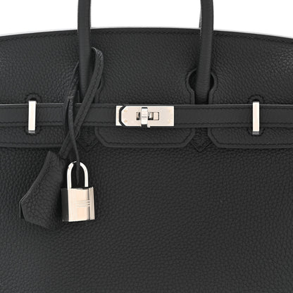 Hermes Togo Birkin 25 Black 8 of 11
