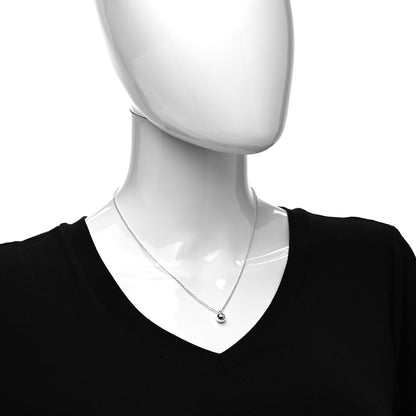 Tiffany Sterling Silver 8mm HardWear Ball Pendant Necklace 5 of 5
