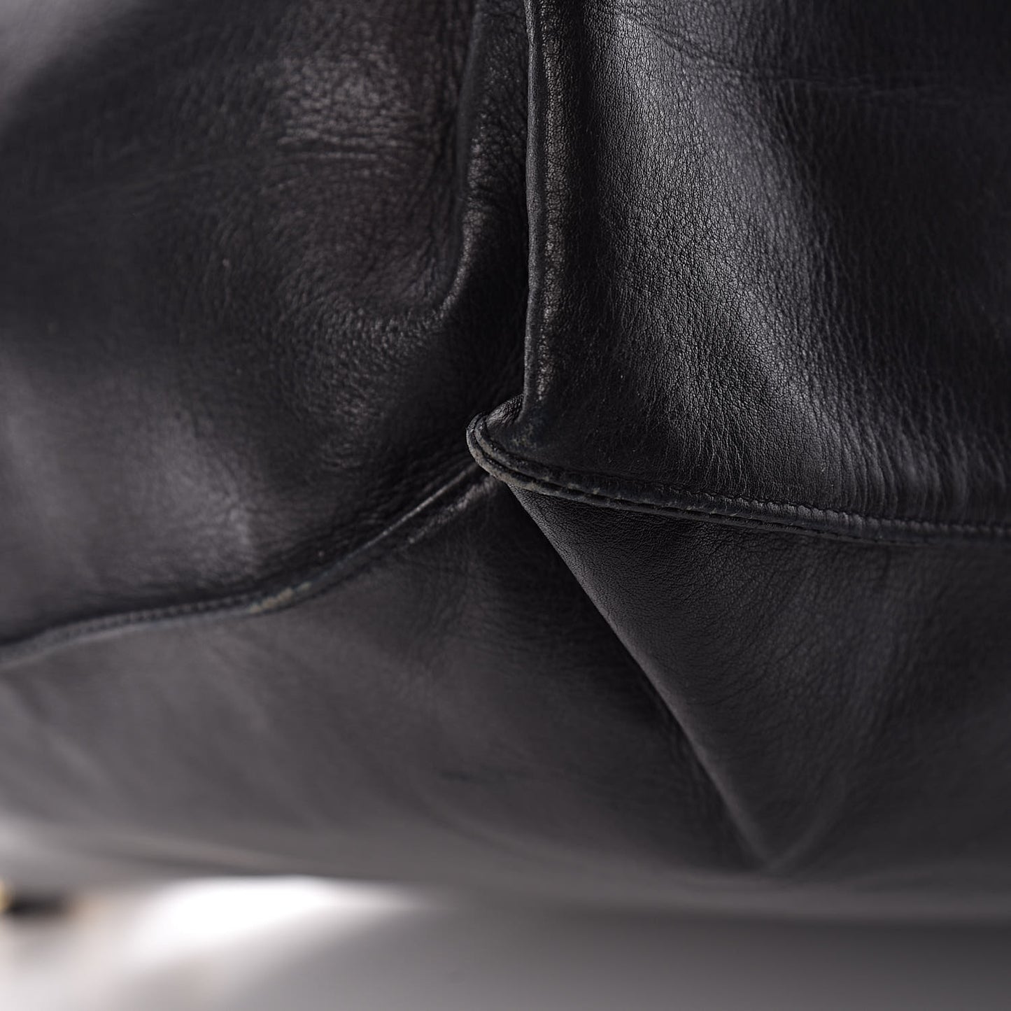 Calfskin CC Tote Black
