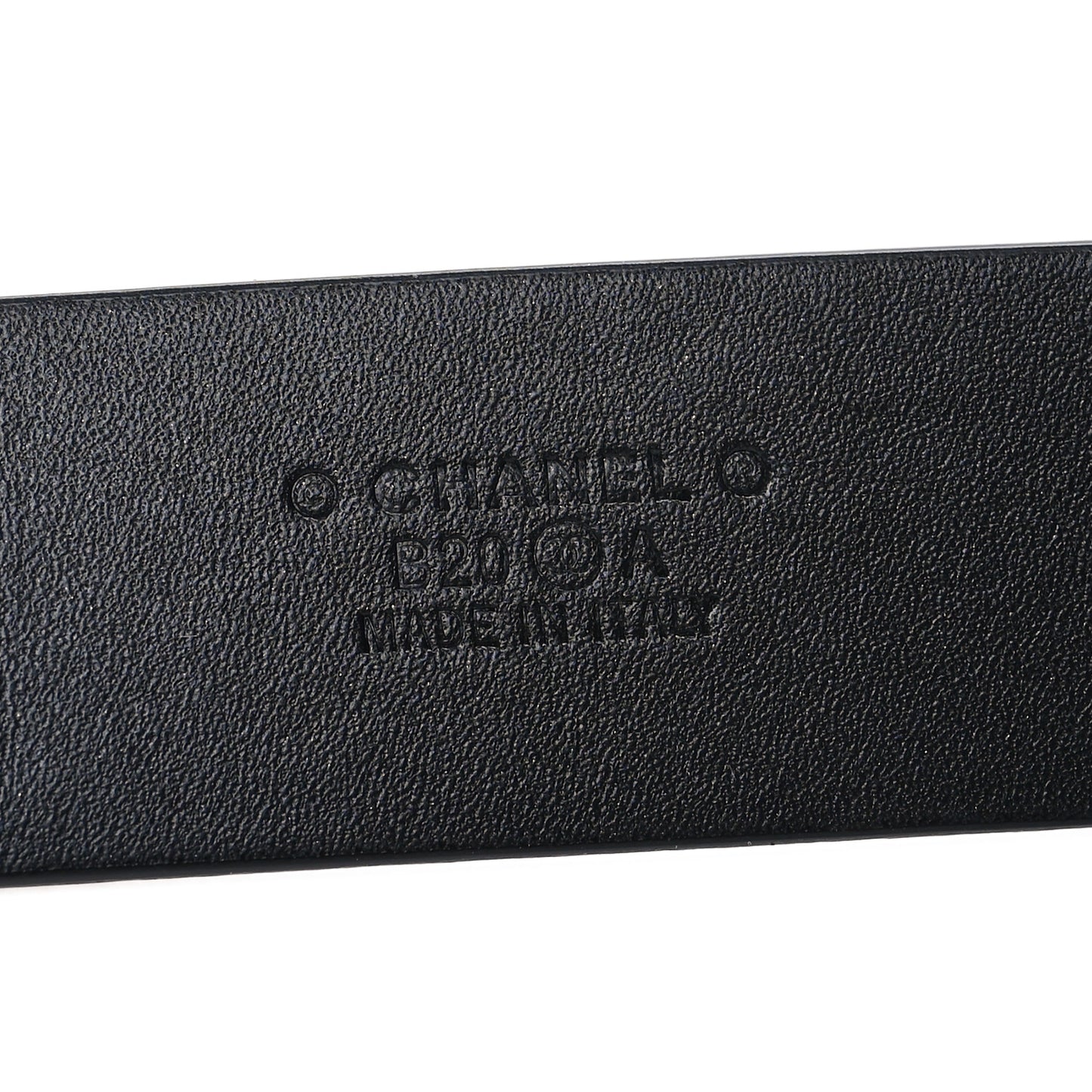 Calfskin Paris Button CC Belt 90 36 Black