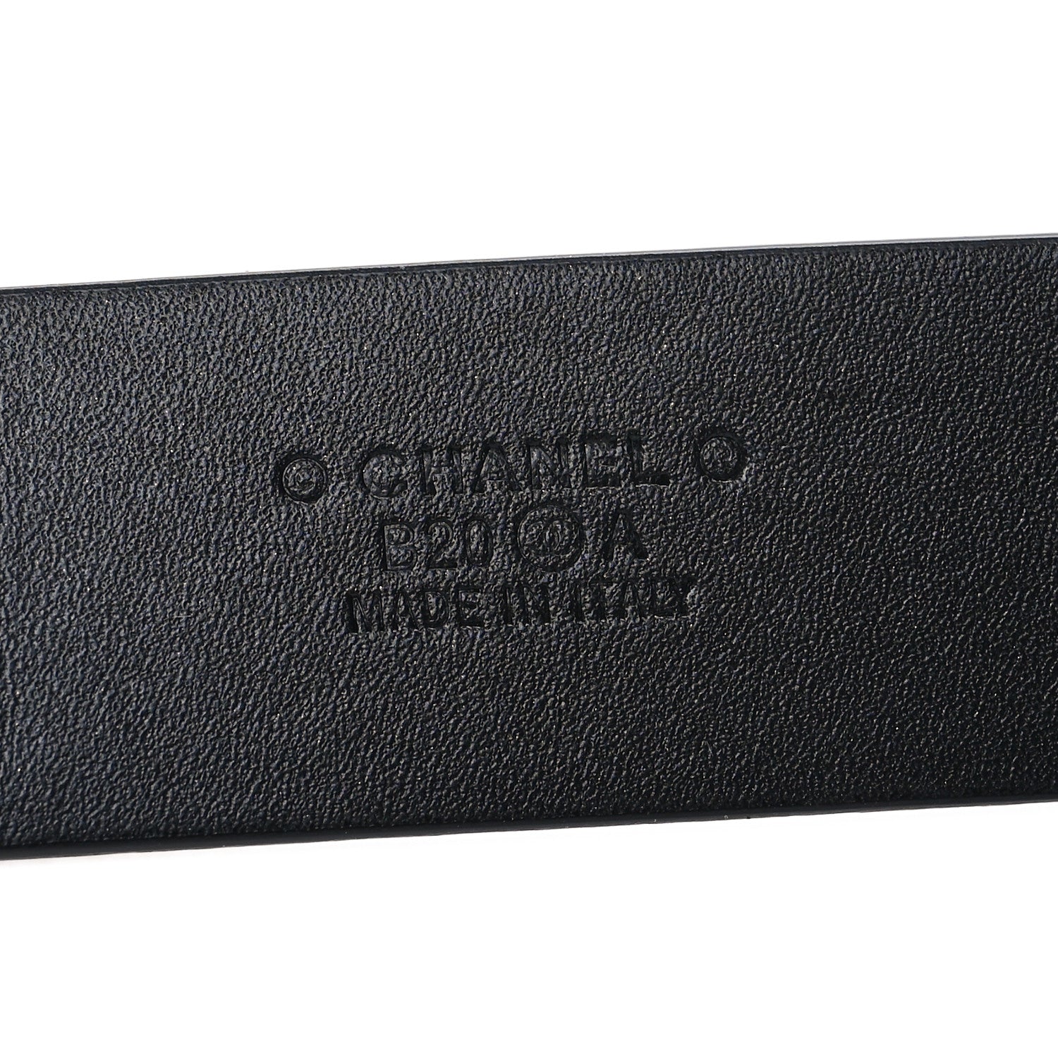 Chanel Calfskin Paris Button CC Belt 90 36 Black 5 of 9