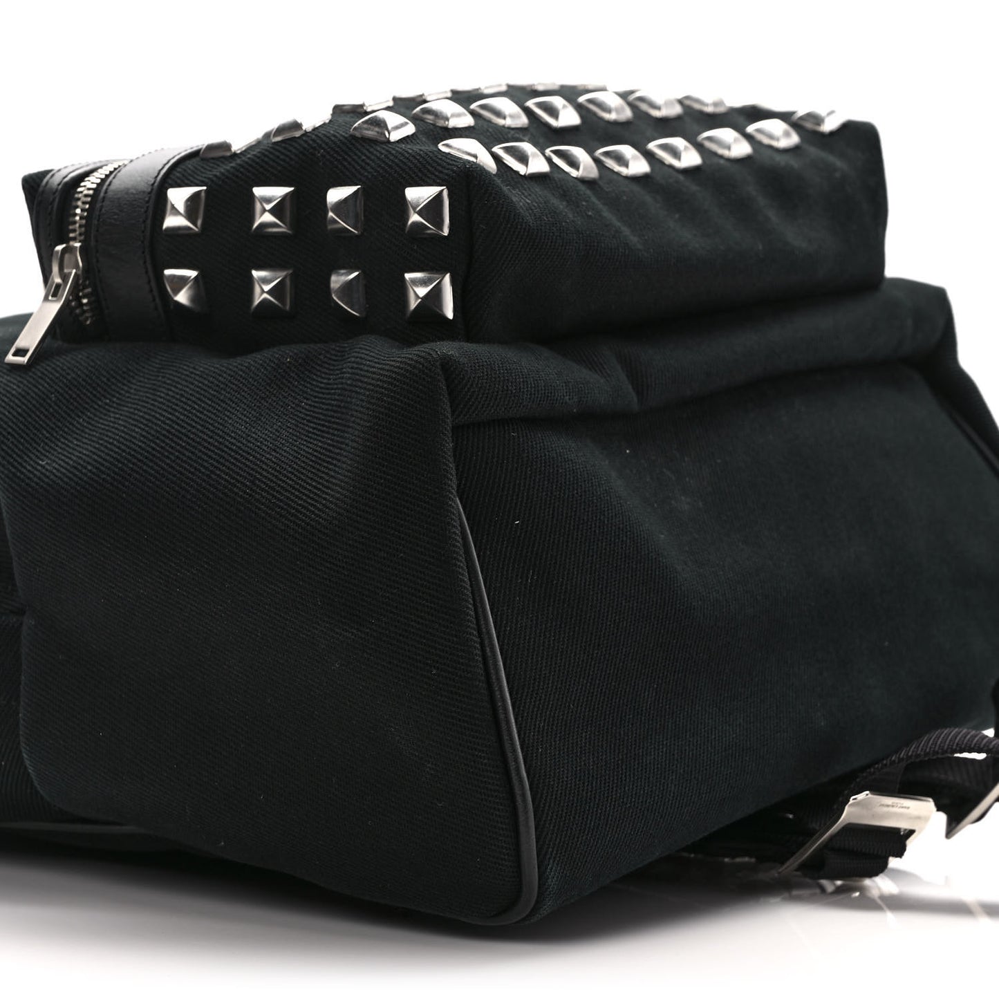 Canvas City Studded Backpack Black