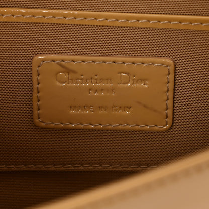 Christian Dior Patent Cannage Lady Dior Convertible Clutch Beige 6 of 10