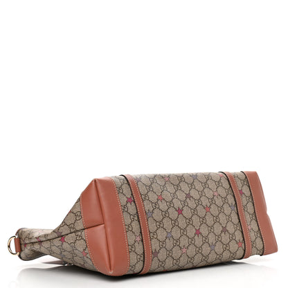 Gucci GG Plus Monogram Stars Medium Joy Tote Beige Pink 4 of 9