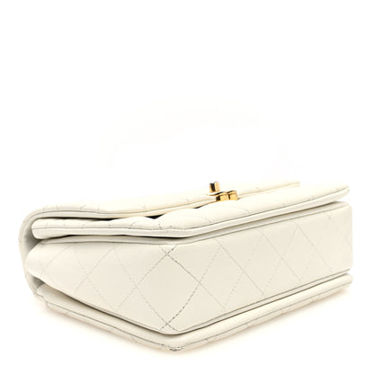 Chanel Caviar Quilted Coco First Flap White 4 of 10
