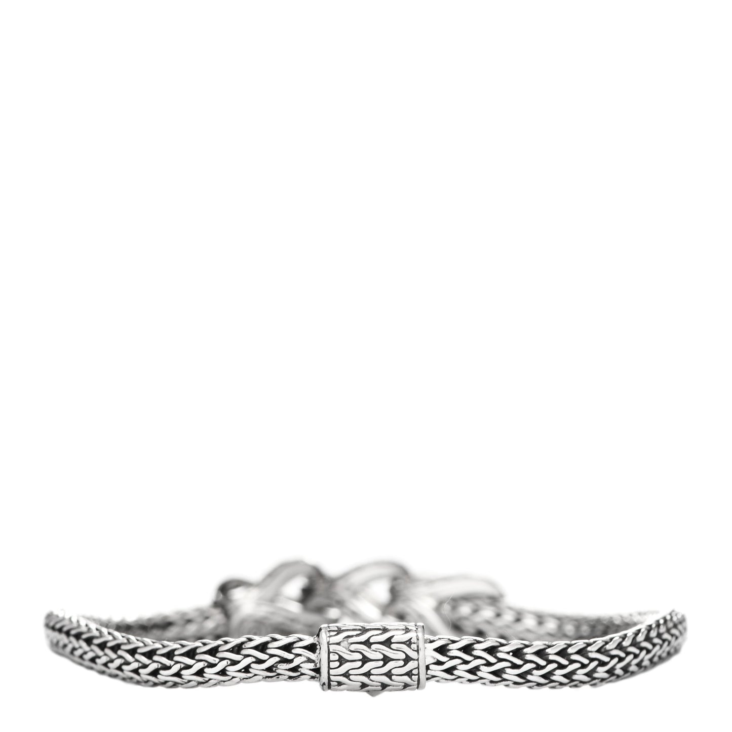 Sterling Silver Black Sapphire Legends Naga Chain Bracelet