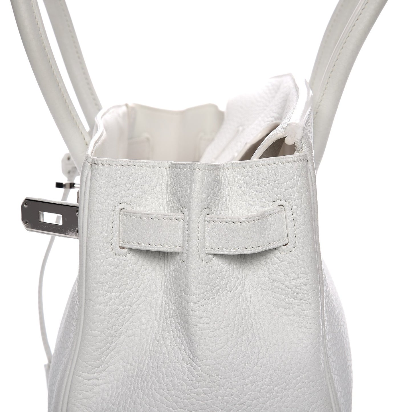 Taurillon Clemence Birkin 30 White
