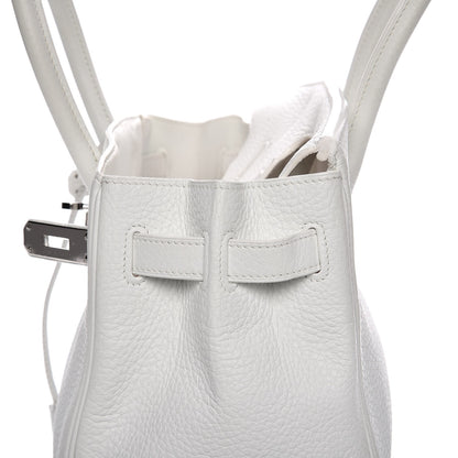 Hermes Taurillon Clemence Birkin 30 White 25 of 33