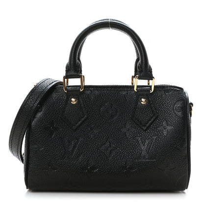 Louis Vuitton Empreinte Monogram Nano Speedy Black 1 of 10