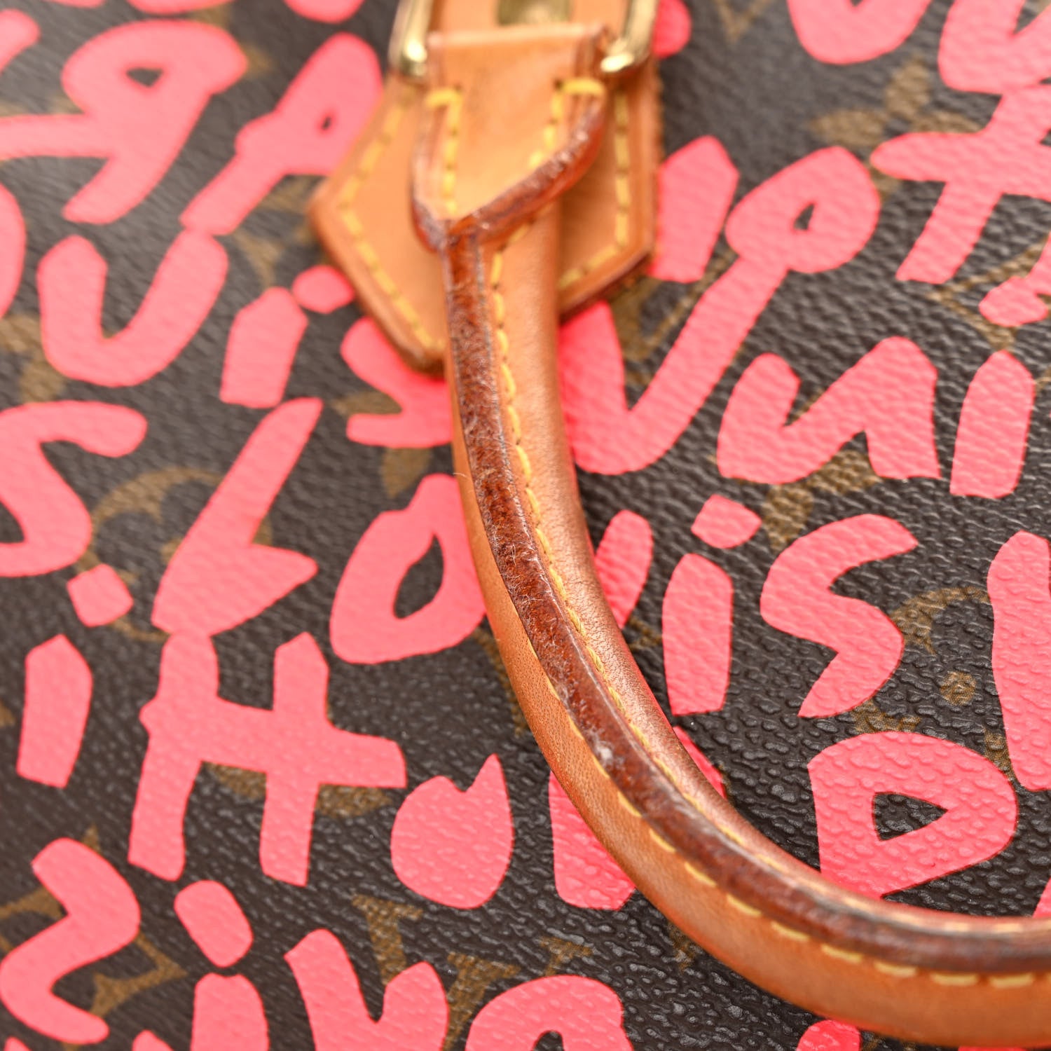 Louis Vuitton Monogram Graffiti Speedy 30 Fuchsia 11 of 13