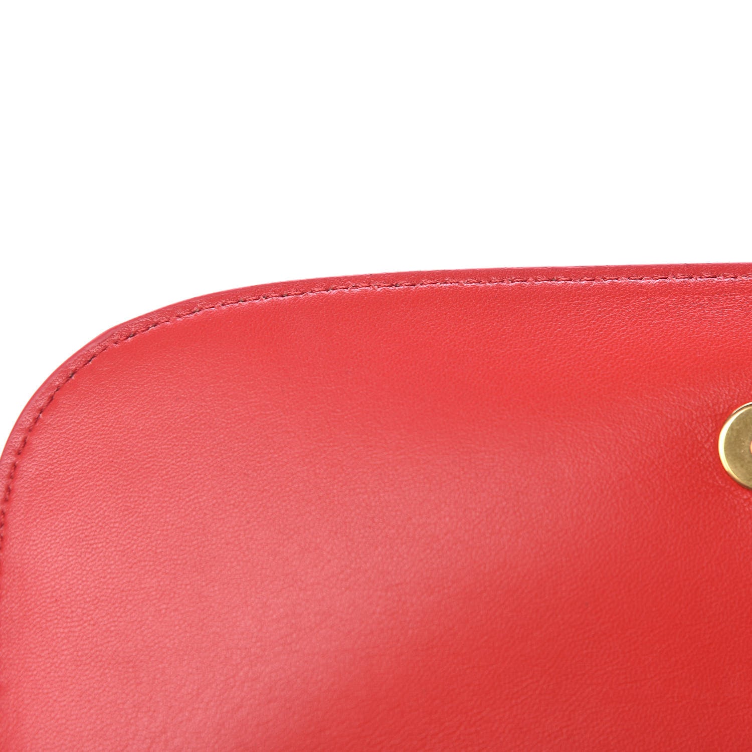Burberry Patent 1983 Knight Check Link Shoulder Bag Bright Red 10 of 15