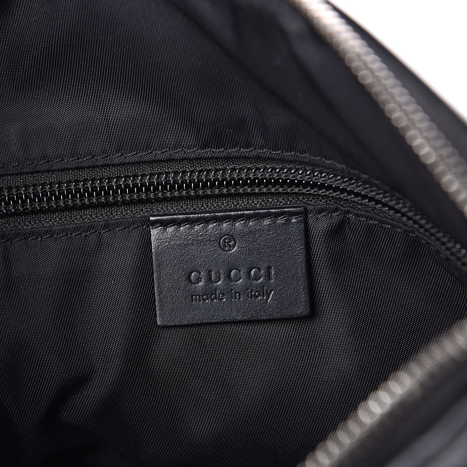 Gucci GG Supreme Monogram Web Messenger Bag Black 6 of 10