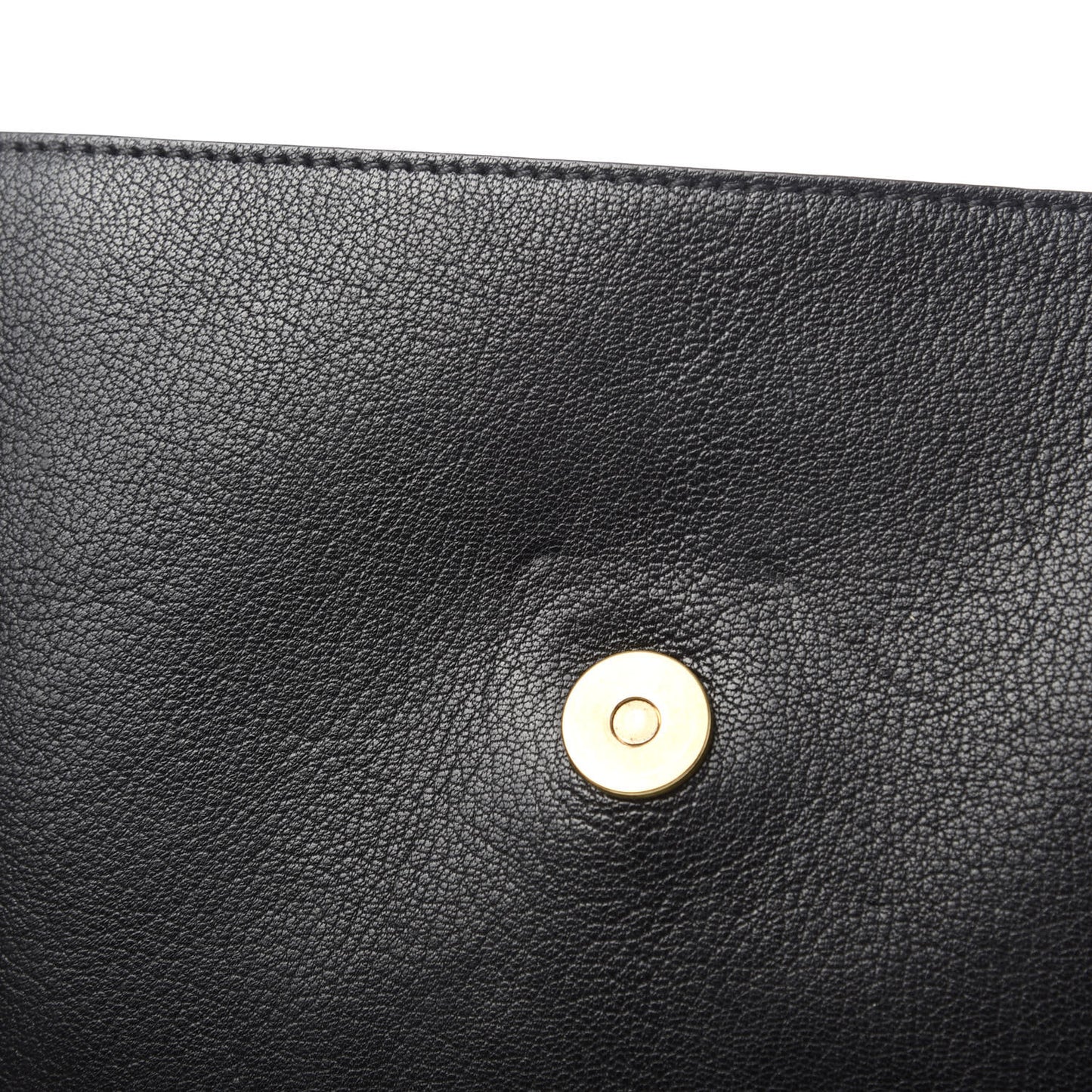 Calfskin Medium Faye Shoulder Bag Black