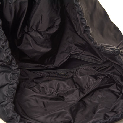 Balenciaga Textured Sport Nylon Logo Embroidered S Wheel Gym Bag Black Bleu Navy 5 of 10
