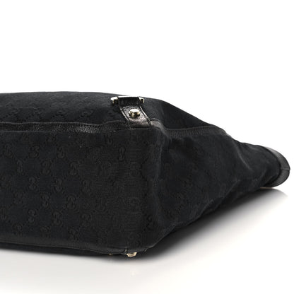 Gucci Monogram Large Abbey Tote Black 10 of 14