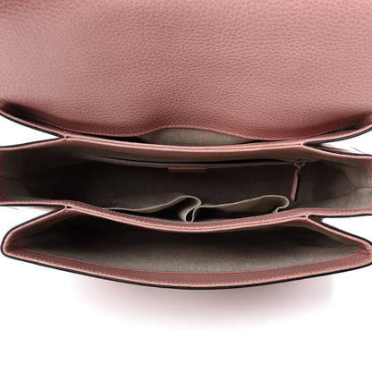 Gucci Dollar Calfskin Medium Interlocking G Top Handle Shoulder Bag Soft Pink 5 of 10