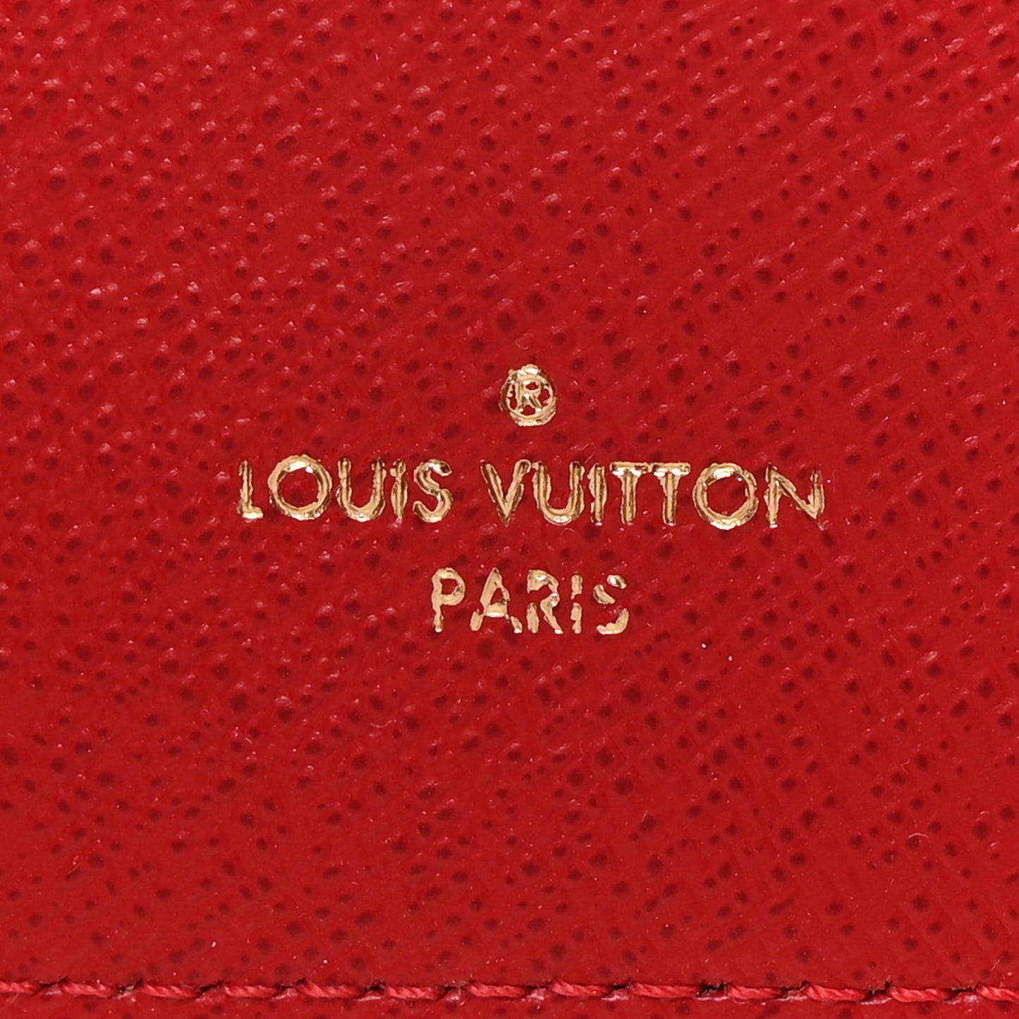 Damier Ebene Victorine Wallet Red