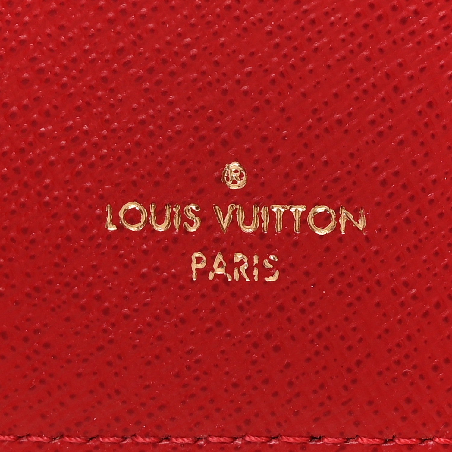Louis Vuitton Damier Ebene Victorine Wallet Red 6 of 6