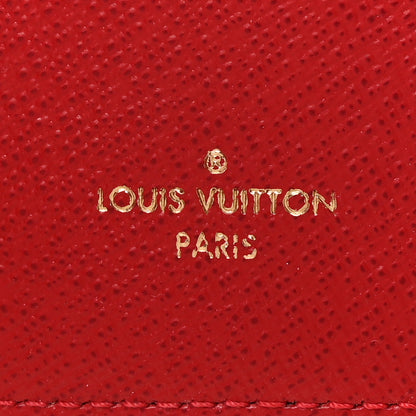 Louis Vuitton Damier Ebene Victorine Wallet Red 6 of 6