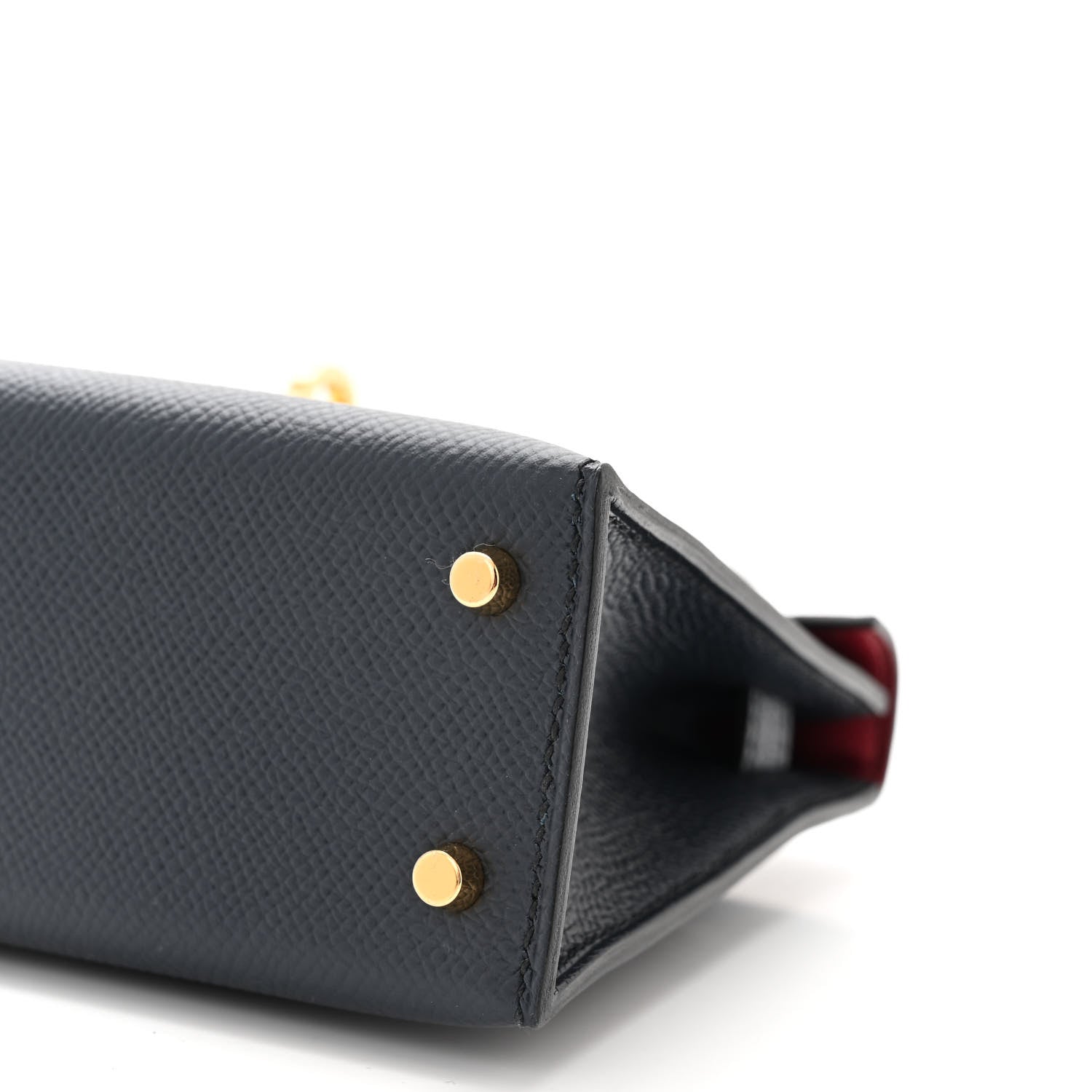 Hermes Epsom Casaque Mini Kelly Sellier 20 Black Bleu Indigo Rouge Grenat 10 of 11