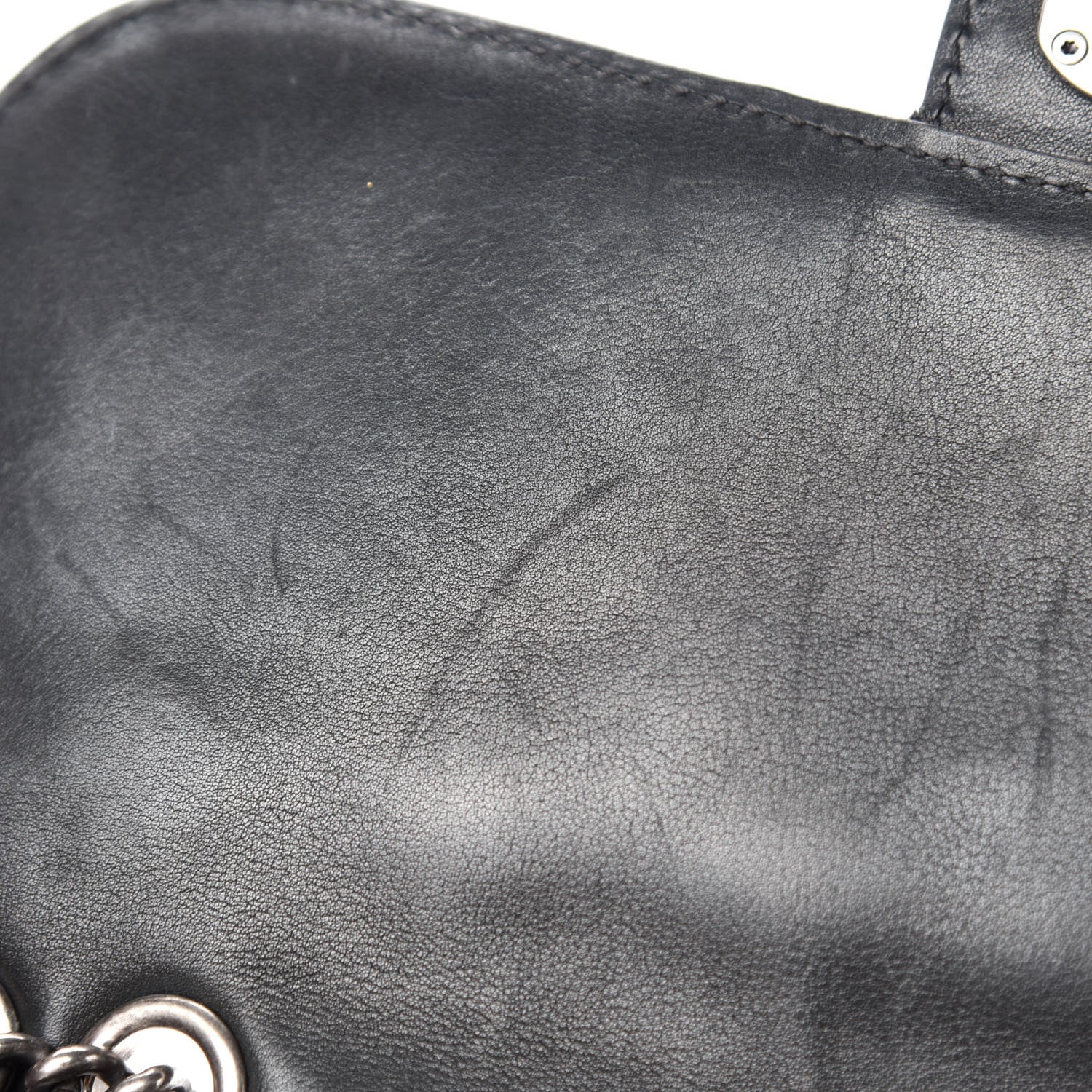 Chanel Calfskin Stitched Quilted Flap Black 9 of 12