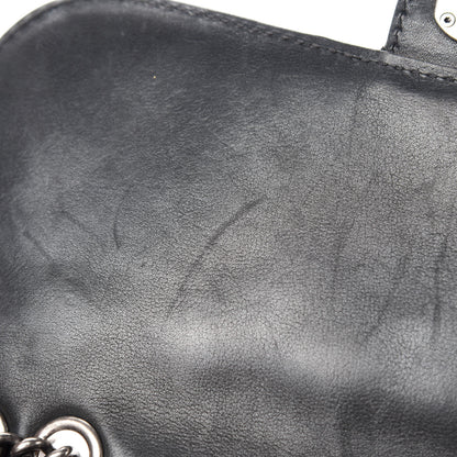 Chanel Calfskin Stitched Quilted Flap Black 9 of 12