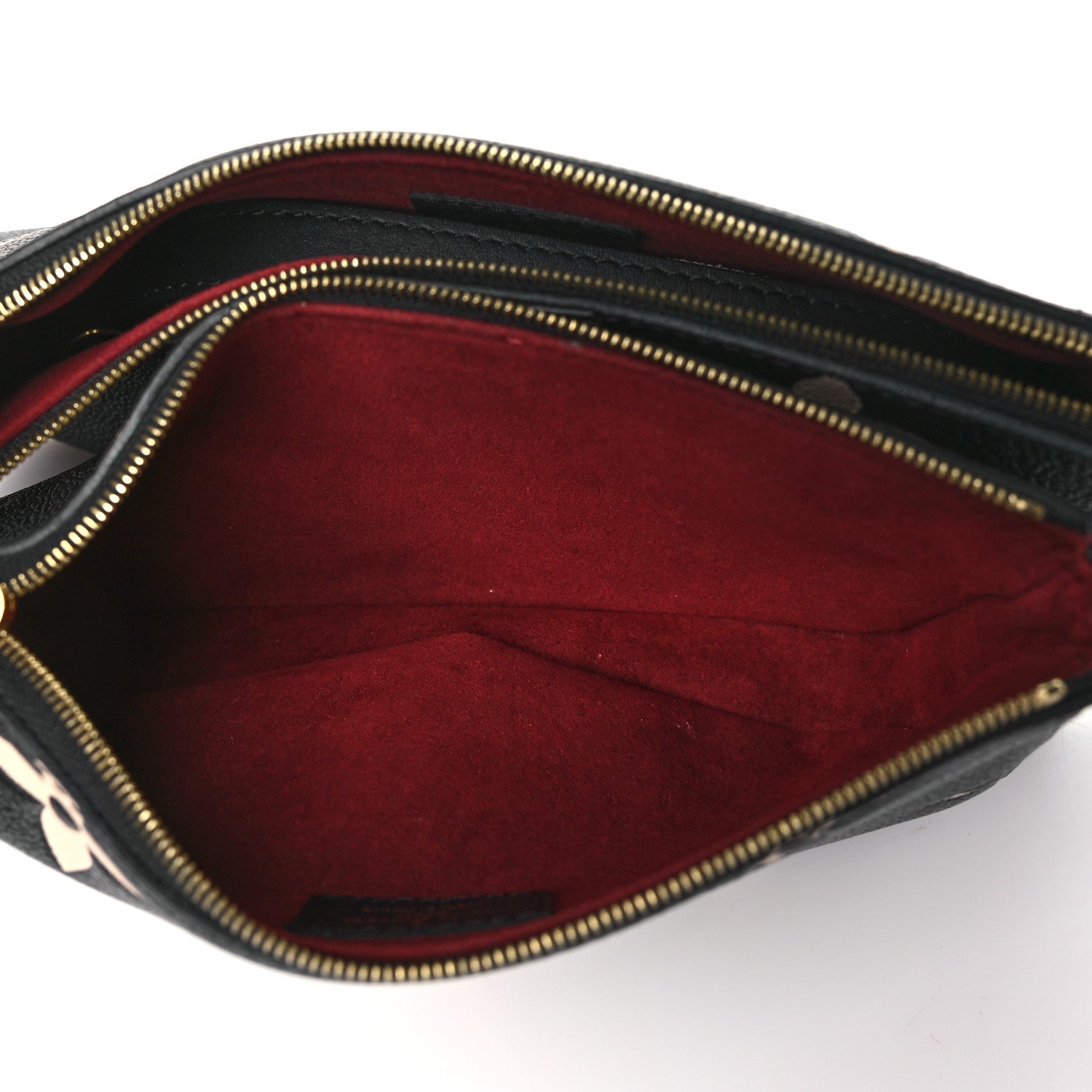 Louis Vuitton Empreinte Monogram Giant Multi Pochette Accessories Black Beige 5 of 12