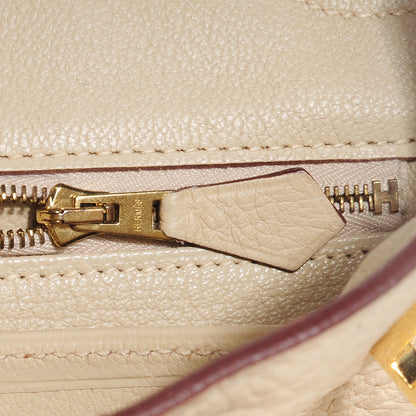Hermes Taurillon Clemence Birkin 30 Parchemin 15 of 25