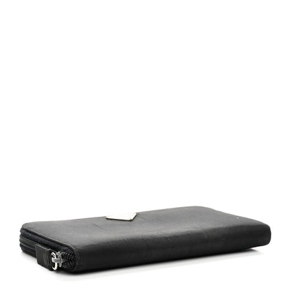 Prada Tessuto Nylon Zip Around Wallet Black 4 of 9