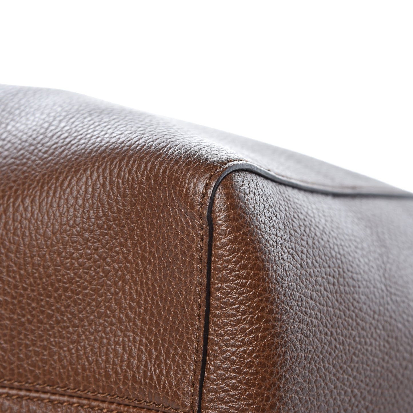 Dollar Calfskin Medium Swing Tote Nut Brown