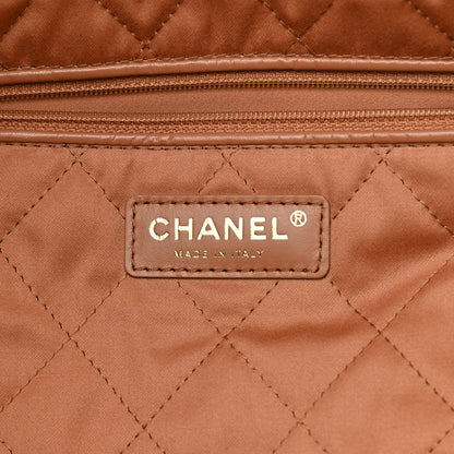 Chanel Shiny Calfskin Quilted Chanel 22 Camel 8 of 12
