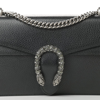 Gucci Pebbled Calfskin Small Dionysus Shoulder Bag Black 8 of 11