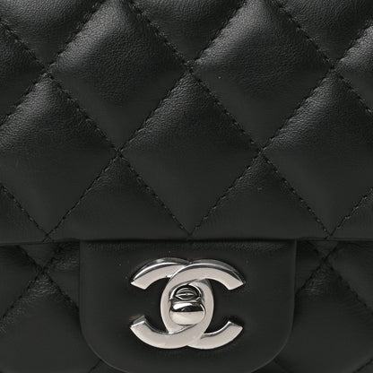 Chanel Calfskin Quilted CC Uniform Flap Belt Bag Black 9 of 11