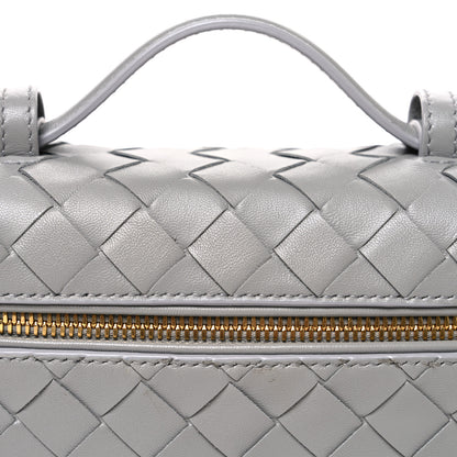 Bottega Veneta Calfskin Intrecciato Bang Bang Vanity Case Limestone 9 of 11