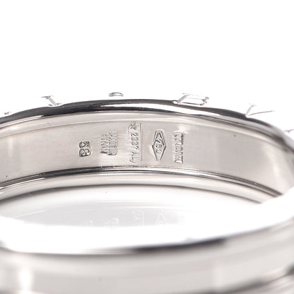 Bulgari 18K White Gold B.Zero1 One-Band Ring 58 8.5 4 of 5