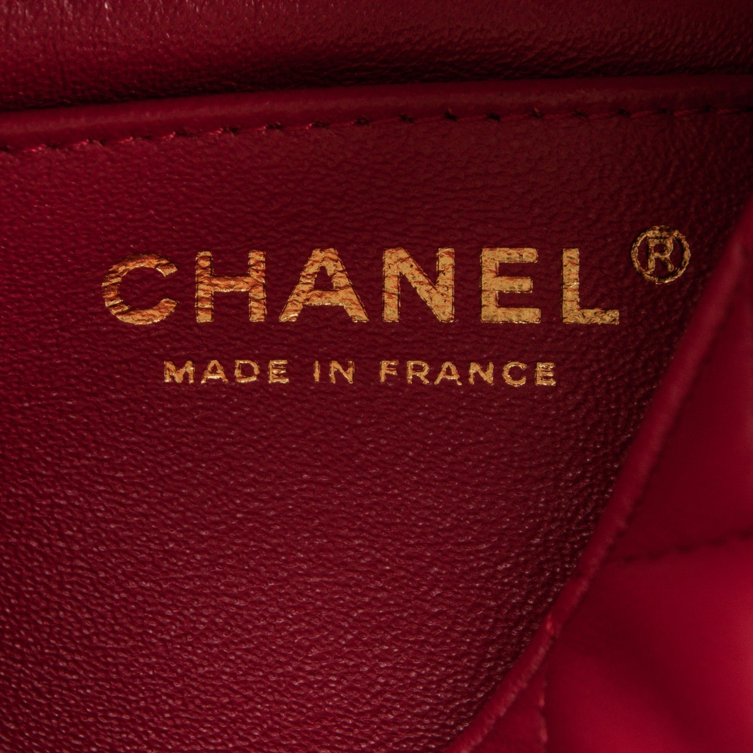 Chanel Lambskin Quilted Mini Square Flap Fuchsia 6 of 8