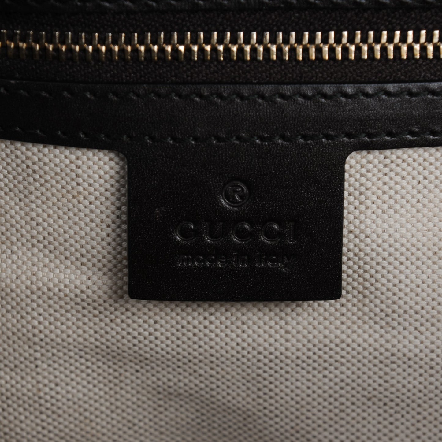 Monogram Margaux Calfskin Large Emily Chain Shoulder Bag Beige Ebony Cocoa