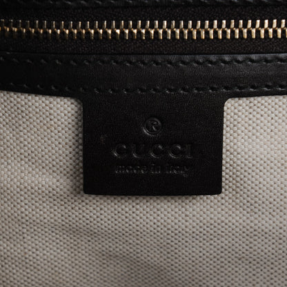 Gucci Monogram Margaux Calfskin Large Emily Chain Shoulder Bag Beige Ebony Cocoa 7 of 8