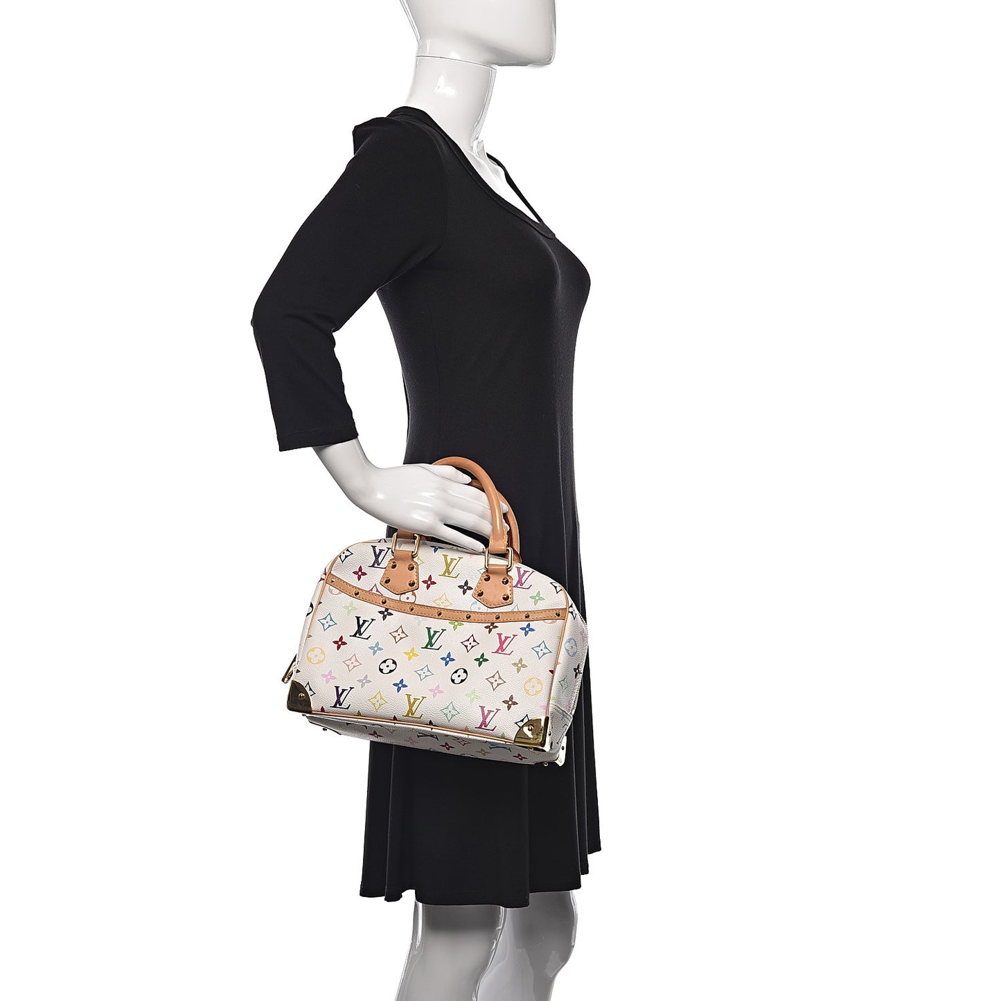 Monogram Multicolor Trouville White