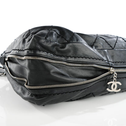 Chanel Lambskin Expandable Tote Black 5 of 8