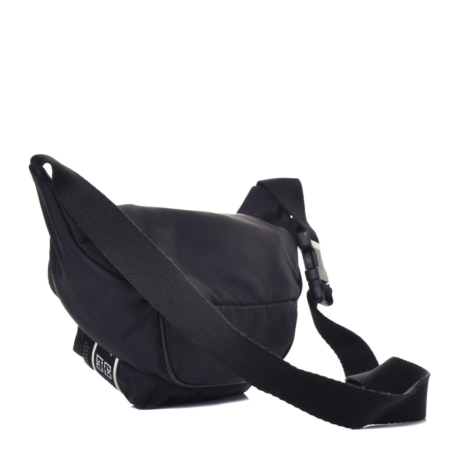Nylon Logo Belt Bag Black