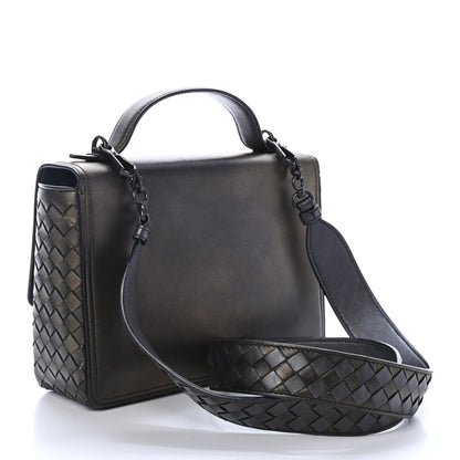 Bottega Veneta Metallic Nappa Intrecciato Alumna Bag Dark Bronze 2 of 4