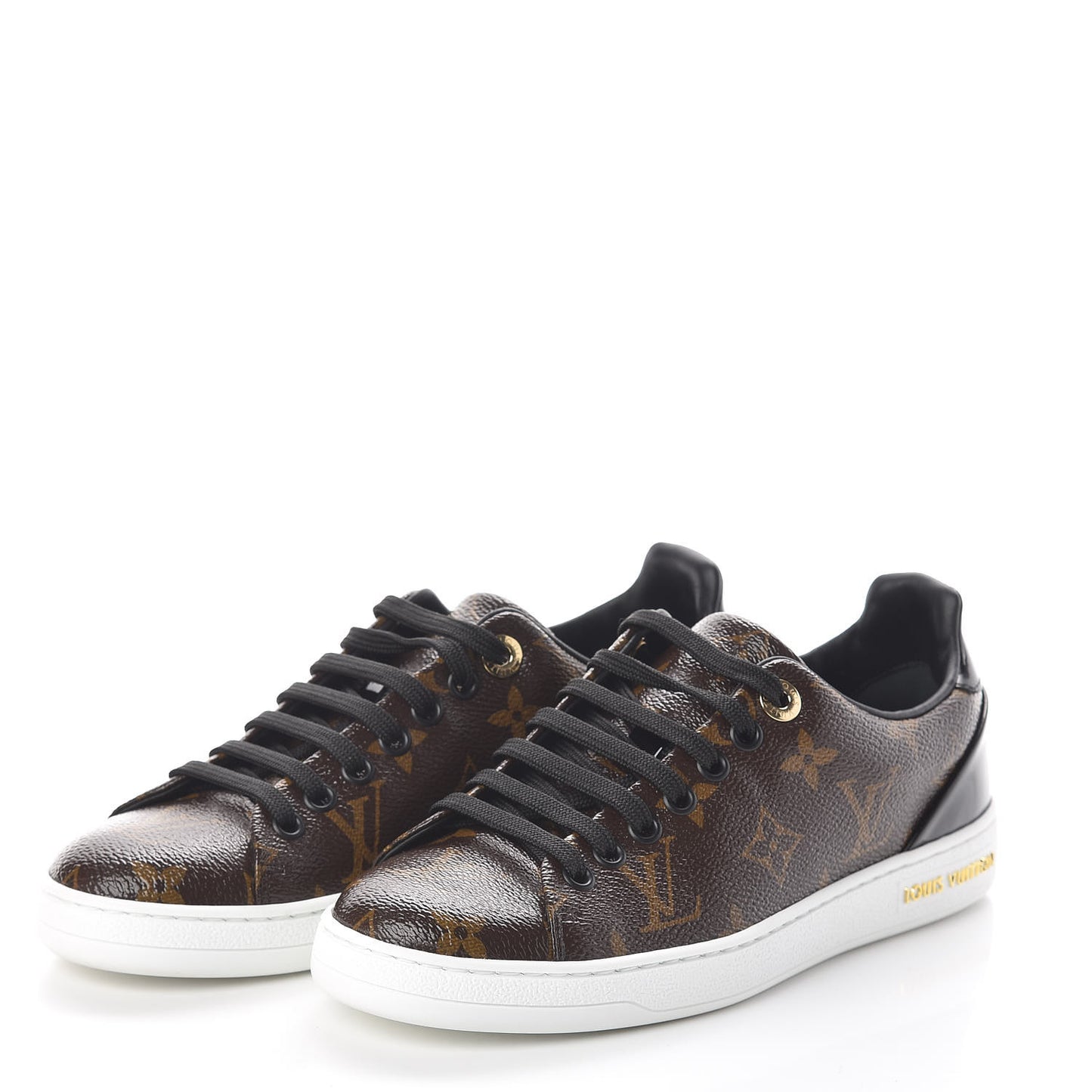 Patent Monogram Frontrow Sneakers 35